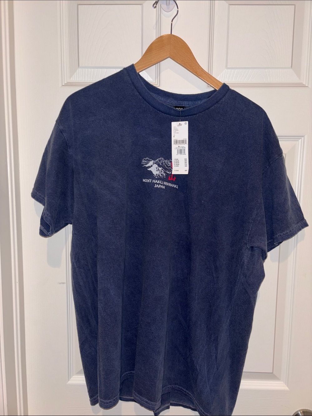 BDG Navy Graphic Short-Sleeve Tee